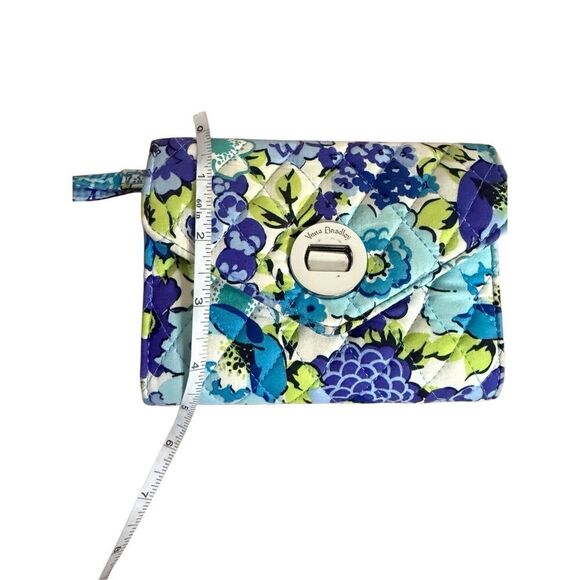 Vera Bradley Women\'s Quilted Blueberry Blooms Mini Backpack with Pouch Blue Mini